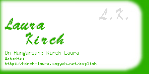 laura kirch business card